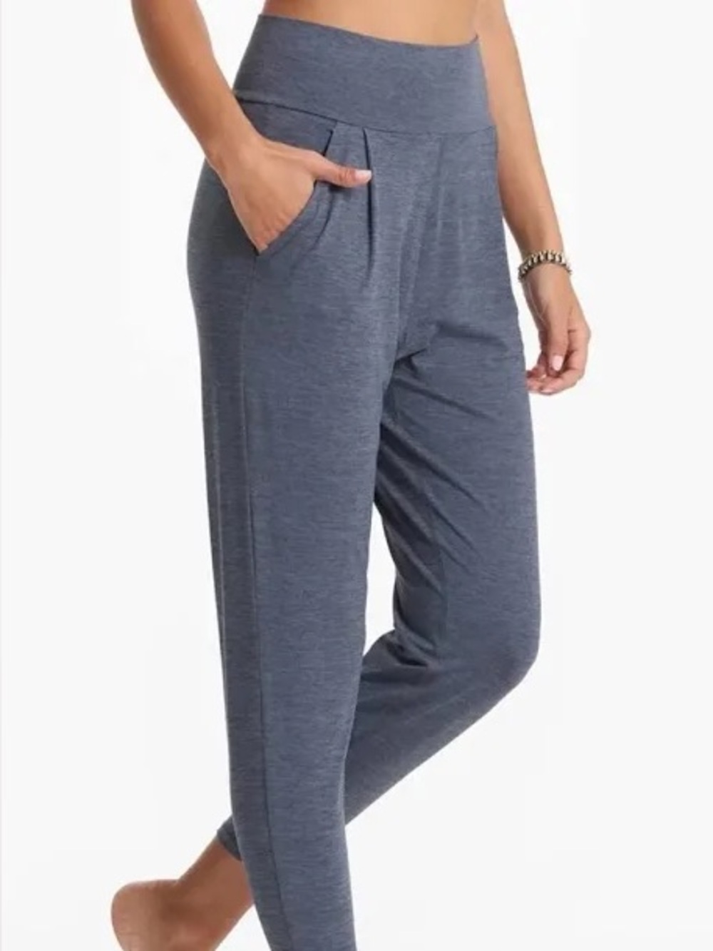 Vuori Lux Harem Navy Heather Jogger Pants S